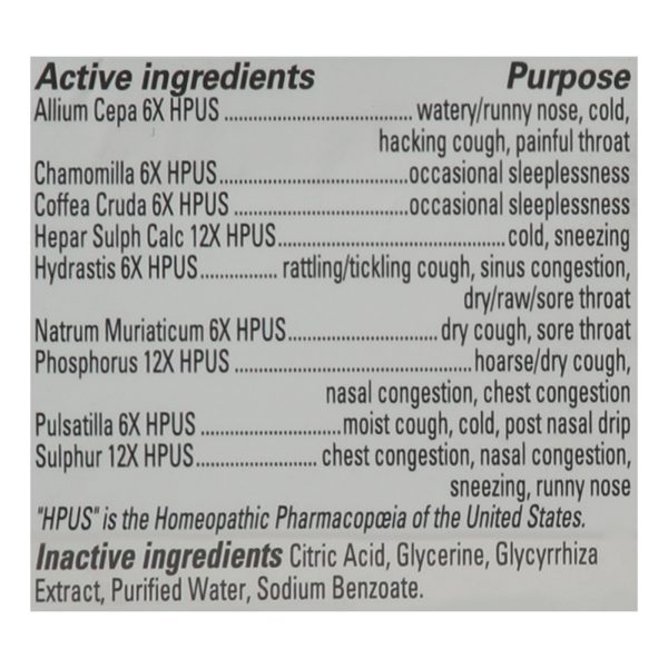 Hyland's - 4kids Night Cold 'n Cough - Case of 3-4 Fluid Ounces