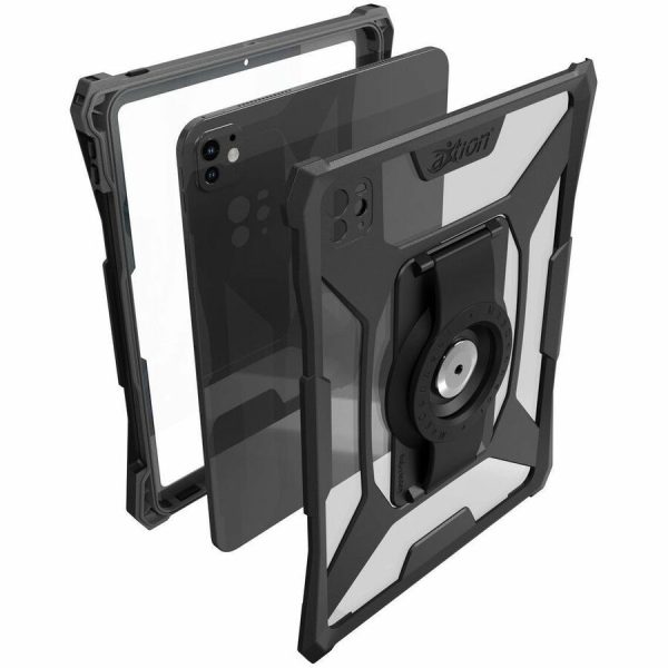 The Joy Factory aXtion Slim MH Rugged Carrying Case for 11" Apple iPad Pro 11 (2024) Tablet - Clear - Image 9