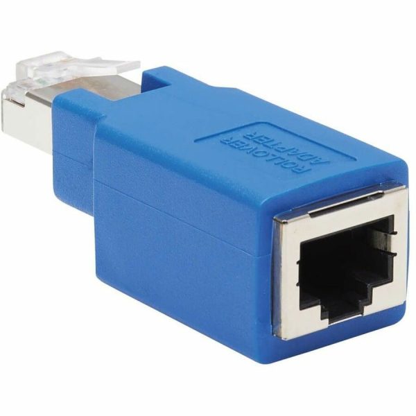 Eaton Tripp Lite Series Cisco Serial Console Rollover Adapter (M/F) - RJ45 to RJ45, Shielded, Blue - Image 2