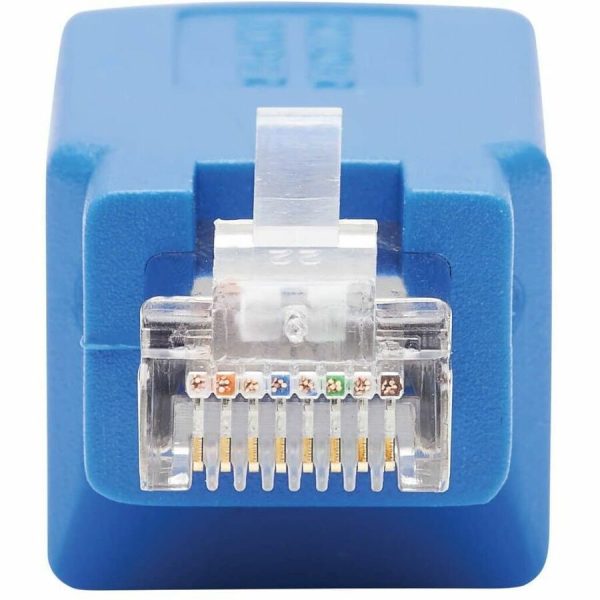 Eaton Tripp Lite Series Cisco Serial Console Rollover Adapter (M/F) - RJ45 to RJ45, Shielded, Blue - Image 3