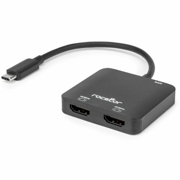 Rocstor Premium USB-C to Dual HDMI 4K@60Hz, 1x USB-C 100W Power Delivery PD - Image 4
