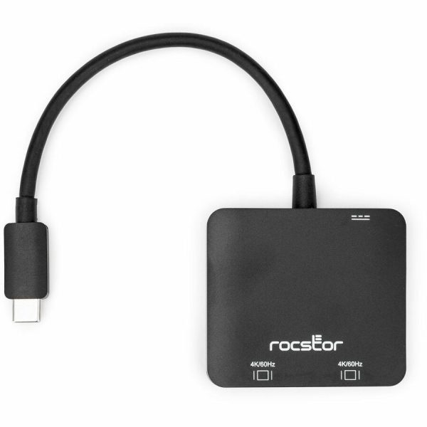 Rocstor Premium USB-C to Dual HDMI 4K@60Hz, 1x USB-C 100W Power Delivery PD - Image 6