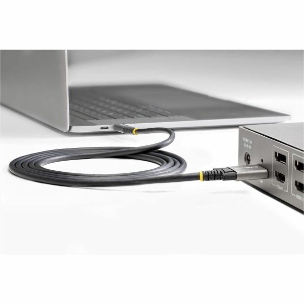StarTech.com 3ft 1m Side Screw Locking USB C Cable 10Gbps, USB 3.1 Type-C Cable, 5A/100W PD, DP Alt Mode, Dual Screw Lock USB-C Cord - Image 8