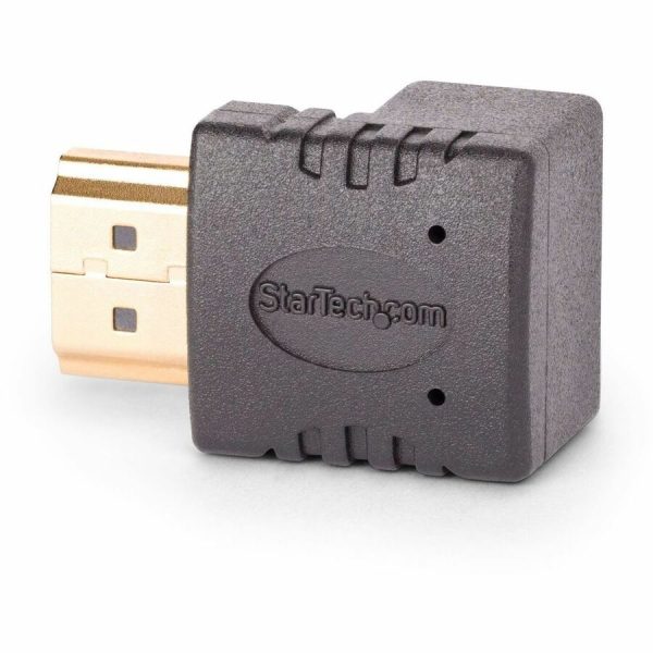 StarTech.com Down Angle HDMI 2.0 Adapter, Male to Female, Vertical 90-Degree Angled HDMI Port Saver, 4K 60Hz, High Speed HDMI Connector Extension - Image 3