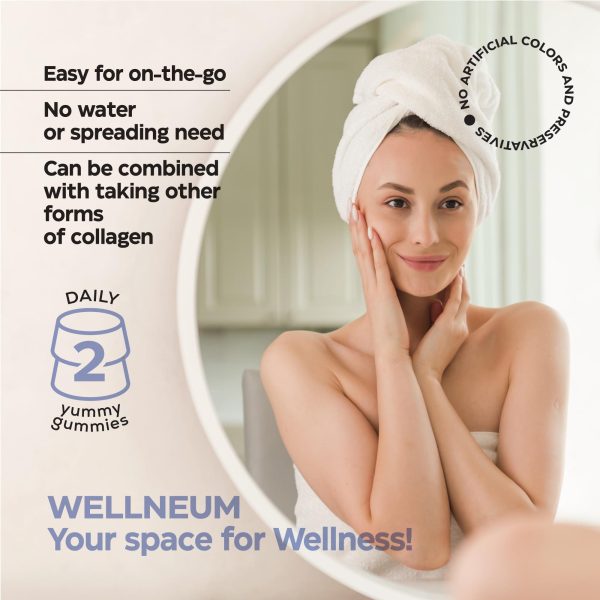 Collagen Peptide Gummies for Women and Men 3000 Mg   Collagen Gummy Supplement for Healthy Hear Skin Nails and Bones   Hyaluronic Acid Biotin Keratin Saw Palmetto   Sugar Free No GMO and Gluten - Image 5