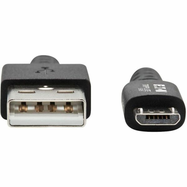 Eaton Tripp Lite Series Heavy-Duty USB 2.0 USB-A to Micro-B Cable - M/M, UHMWPE and Aramid Fibers, Gray, 6 ft. (1.83 m) - Image 3