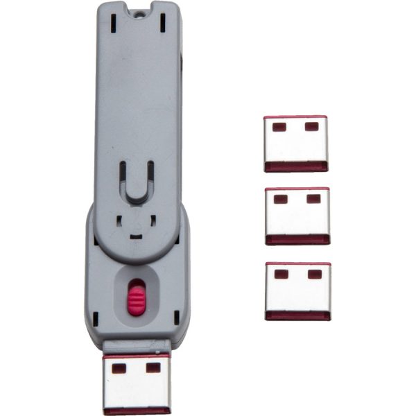 SYBA Multimedia USB Port Blocker with 1 Key and USB Lock - Image 7
