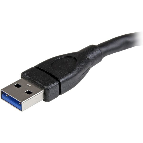 StarTech.com 6in Black USB 3.0 (5Gbps) Extension Adapter Cable A to A - M/F - Image 2