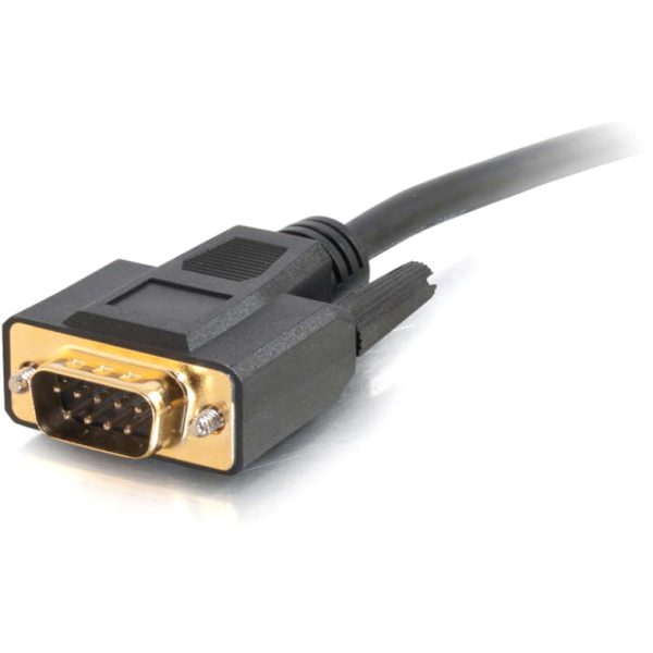 C2G 1.5ft Velocity DB9 Male to 3.5mm Male Adapter Cable - Image 2