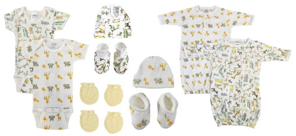 Unisex Newborn Baby 10 Pc  Sets Nc_0580