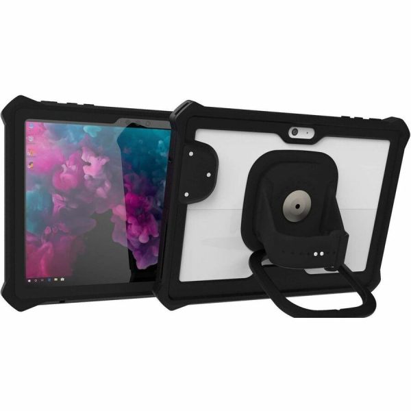 The Joy Factory aXtion Go MP Rugged Carrying Case Microsoft Surface Go, Surface Go 2, Surface Go 3, Surface Go 4 Tablet, Credit Card, Card Reader - Black, Transparent - Image 2
