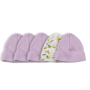 Girls Baby Cap (pack Of 5) Ls_0516