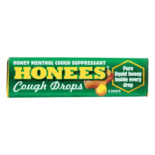 Honees Cough Drops - Menthol - Case of 24 - 9 Pack - Image 3