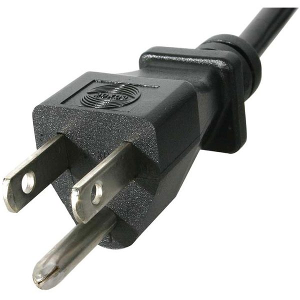 StarTech.com 6ft (2m) Computer Power Cord Y Splitter, NEMA 5-15P to 2x C13 Y Cable, 10A 125V, 18AWG, AC Power Cord, Monitor Power Cable - Image 3