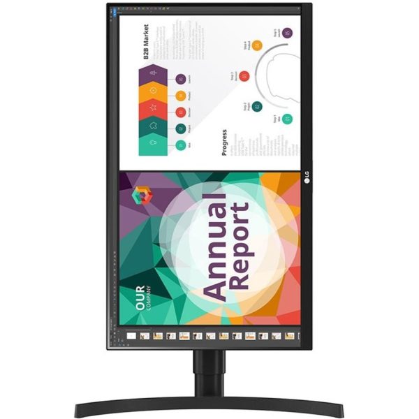 LG 27BN85UN-B 27" Class 4K UHD Gaming LCD Monitor - 16:9 - Textured Black - Image 6