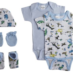 Newborn Baby Boys 5 Pc  Baby Shower Gift Set Ls_0075