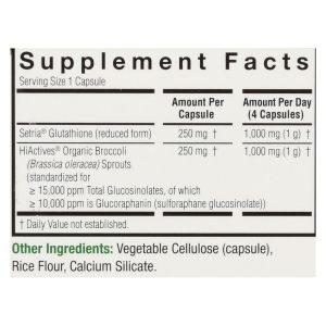 Nature's Answer - Brocco-Glutathione - 60 Vegetarian Capsules