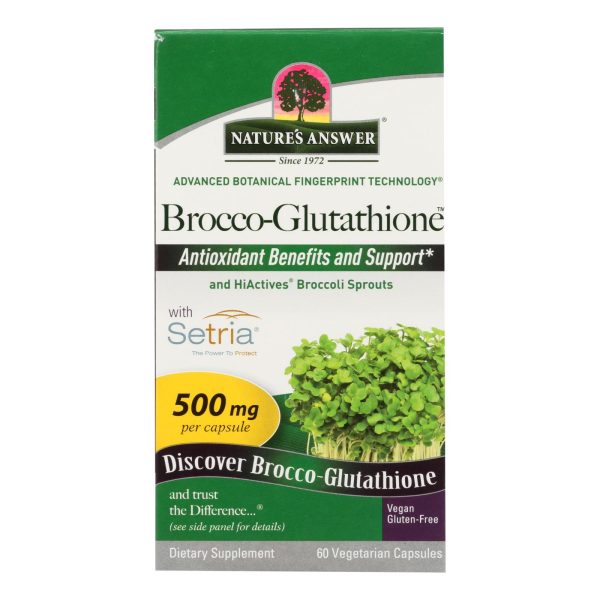 Nature's Answer - Brocco-Glutathione - 60 Vegetarian Capsules - Image 2