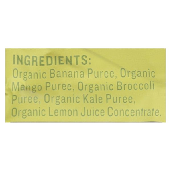 Peter Rabbit Organics Veggie Snacks - Kale Broccoli and Mango with Banana - Case of 10 - 4.4 oz. - Image 2