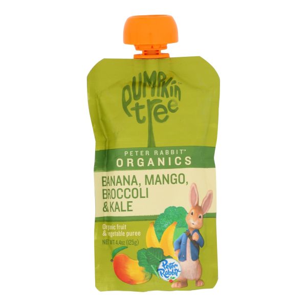 Peter Rabbit Organics Veggie Snacks - Kale Broccoli and Mango with Banana - Case of 10 - 4.4 oz. - Image 3