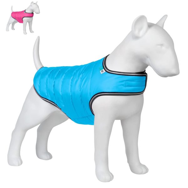 Dog Winter Coat for Small Medium & Large Dogs   Waterproof Dog Warm Jacket for Cold Weather   Snow Dog Puffer Vest Boys & Girls   Adjustable Doggie Coat with Velcro   Winter Clothes All Breed   Blue
