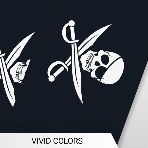 G128 Pirate (Jolly Roger) - Swords Bunting Banner | Flag 8.2 x 5.5 Inch, Full String 33 Feet | Printed 150D Polyester, Decorations For Bar and Festival Events Celebration - Image 6