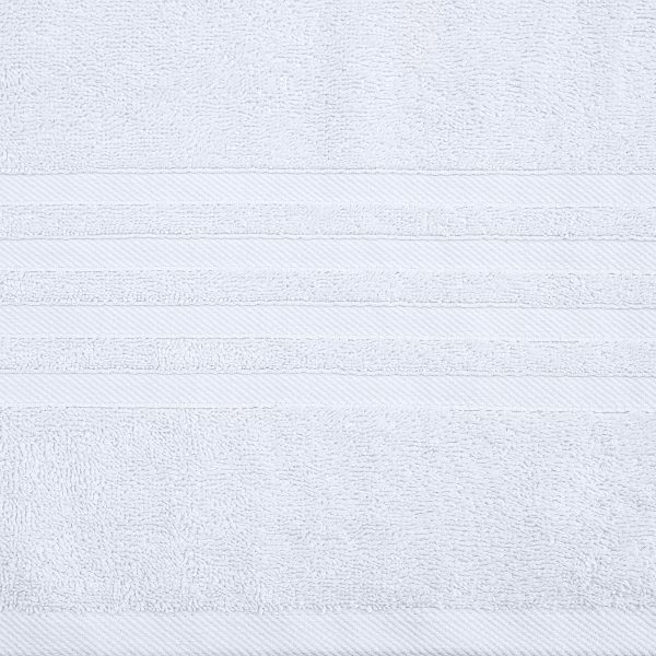 Wealuxe 12 Piece Bath Towel Set for Bathroom   2 Bath Towels 4 Hand Towels 6 Washcloths 100% Cotton Soft and Plush Highly Absorbent Soft Towel for Hotel & Spa   White - Image 3