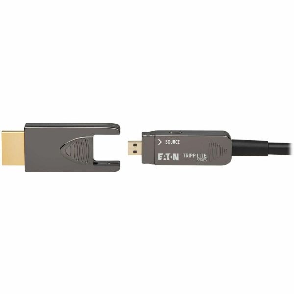 Eaton Tripp Lite series 8K HDMI Fiber Active Optical Cable (AOC) - 8K UHD @ 60 Hz, HDR, Detachable Connector, M/M, Black, 20 m (66 ft.) - Image 6