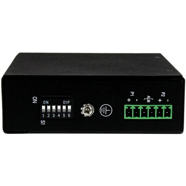 StarTech.com 5 Port Unmanaged Industrial Gigabit Ethernet Switch - DIN Rail / Wall-Mountable - Image 3