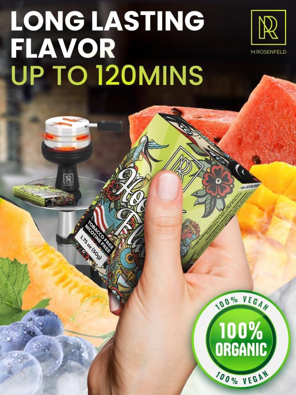 Chill Hookah Flavors Set   3 x 50g non tobacco hookah flavor for your Hookah Bowl (Mango   Sweet watermelon   Black grape) Hookah Bundle Pack of 3   Try these Tobacco Free Shisha - Image 4