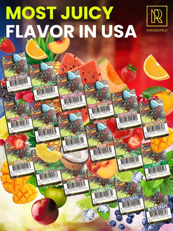 Chill Hookah Flavors Set   3 x 50g non tobacco hookah flavor for your Hookah Bowl (Mango   Sweet watermelon   Black grape) Hookah Bundle Pack of 3   Try these Tobacco Free Shisha - Image 5