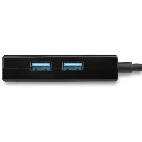 StarTech.com USB 3.0 to Gigabit Network Adapter with Built-In 2-Port USB Hub - Native Driver Support (Windows, Mac and Chrome OS) - Image 5