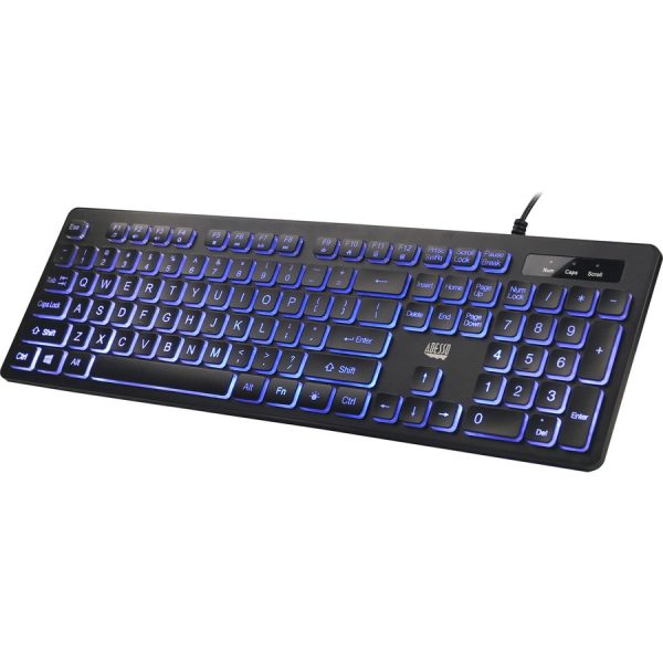 Adesso Large Print Illuminated Desktop Keyboard - Image 12