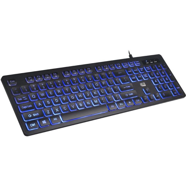Adesso Large Print Illuminated Desktop Keyboard - Image 13
