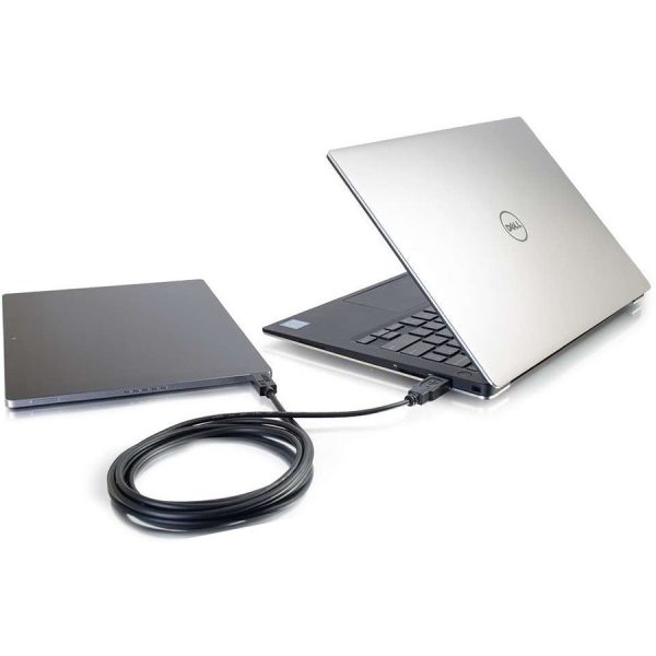 C2G 3ft (0.9m) USB 2.0 USB-C to USB-A Cable M/M - Black - Image 8