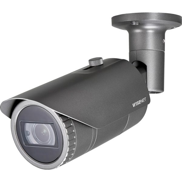 Wisenet QNO-8080R 5 Megapixel Outdoor Network Camera - Bullet - Dark Gray - Image 2