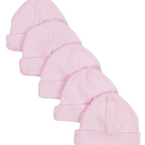 Pink Baby Cap (pack Of 5) 031-pink-5