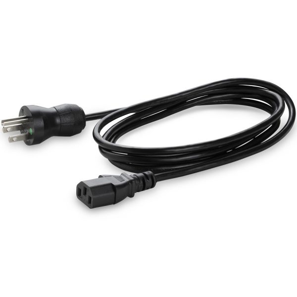 StarTech.com 6ft (2m) Hospital Grade Power Cord, 18AWG, NEMA 5-15P to C13, 10A 125V, Green Dot Medical Power Cable, Monitor Power Cable - Image 3