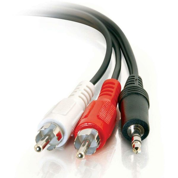 C2G 12ft Value Series One 3.5mm Stereo Male To Two RCA Stereo Male Y-Cable - Image 3