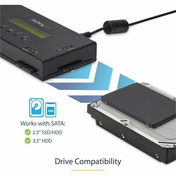 StarTech.com 4 Bay SSD/HDD Hard Drive Eraser, 2.5/3.5" SATA, Standalone Wiper, Disk Sanitizer, Hardware Wiper Erasing Tool, NIST/DOD/TAA - Image 5