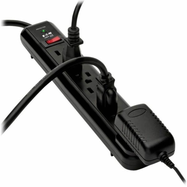 Eaton Tripp Lite Series Protect It! 7-Outlet Surge Protector, 12 ft. Cord, 1080 Joules, Diagnostic LED, Black Housing - Image 3