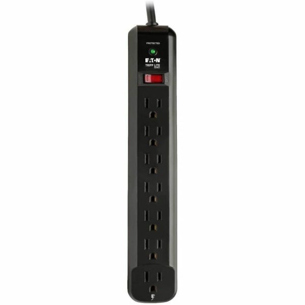 Eaton Tripp Lite Series Protect It! 7-Outlet Surge Protector, 12 ft. Cord, 1080 Joules, Diagnostic LED, Black Housing - Image 4