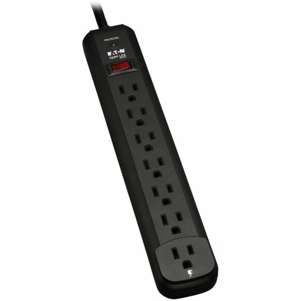 Eaton Tripp Lite Series Protect It! 7-Outlet Surge Protector, 12 ft. Cord, 1080 Joules, Diagnostic LED, Black Housing - Image 10