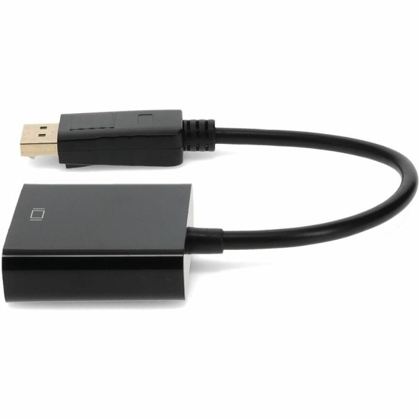 5PK DisplayPort 1.2 Male to VGA Female Black Adapters For Resolution Up to 1920x1200 (WUXGA) - Image 2