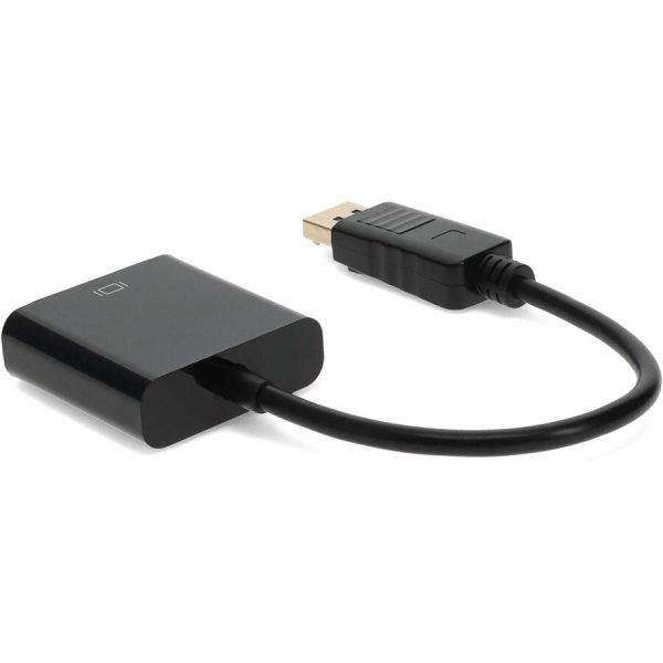 5PK DisplayPort 1.2 Male to VGA Female Black Adapters For Resolution Up to 1920x1200 (WUXGA) - Image 3