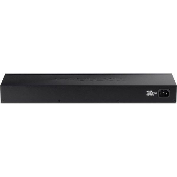 TRENDnet 16-Port Gigabit Switch, TEG-S17, 16 x Gigabit RJ-45 Ports, 32Gbps Switching Capacity, Fanless Design, Metal Enclosure, Internal Power Supply, Lifetime Protection, Black - Image 10