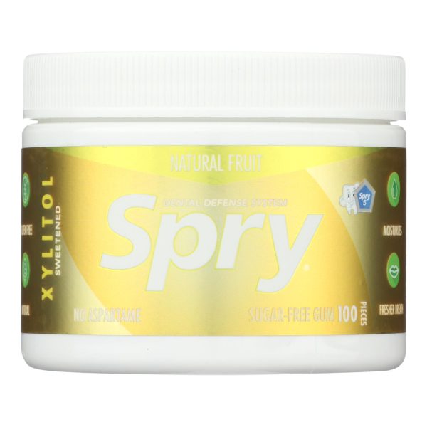 Spry Chewing Gum - Fresh Fruit - 100 Count - Image 3