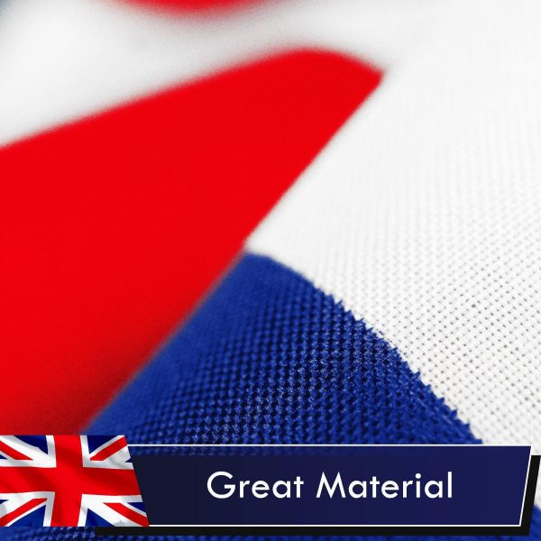 UK British Flag 3x5 Ft 2-Pack Printed Polyester By G128 - Image 4