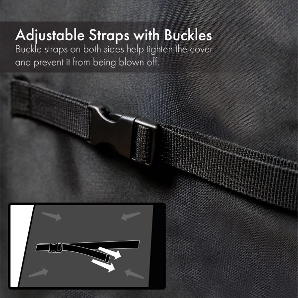 G128 Black Grill Cover | 30 inch | Gas Grill Cover Waterproof, UV Resistant BBQ Grill Cover, Fits Most Brands of Grills - Image 5