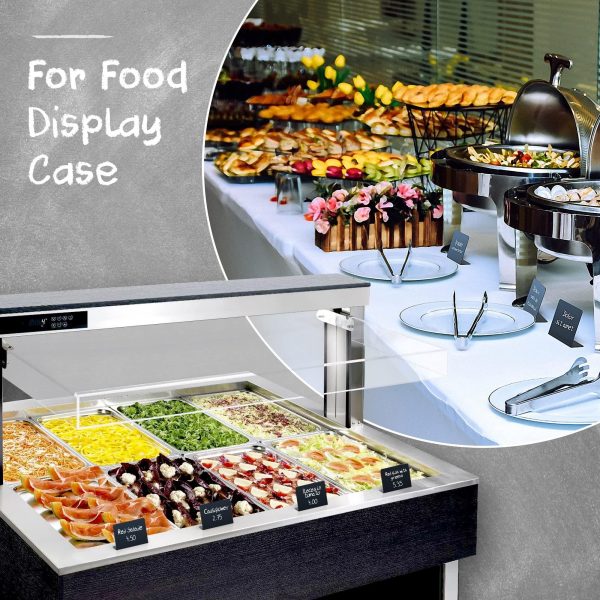 5 Pack Mini Chalkboard Signs 4x3 in for Message & Special Event Decoration   Restaurant   Wedding   Table Number   Party   Small Chalkboard Sign   Table Sign Chalkboard   Chalkboard Buffet Sign Set - Image 3